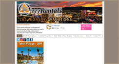 Desktop Screenshot of lasvegas.777rentals.com